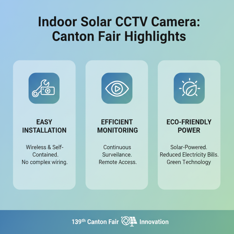 Indoor Solar CCTV Cameras Showcase at 139th Canton Fair?