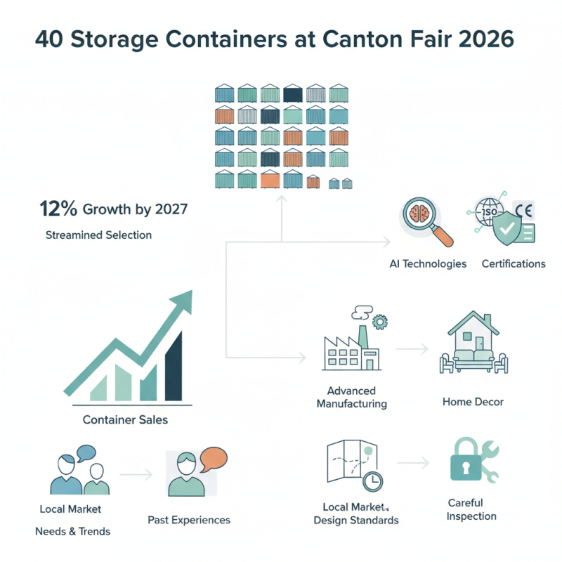 How to Choose 40 Storage Containers at Canton Fair 2026?