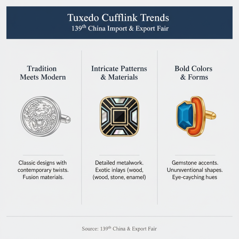 Tuxedo Cufflinks at China Import and Export Fair 139th Edition?