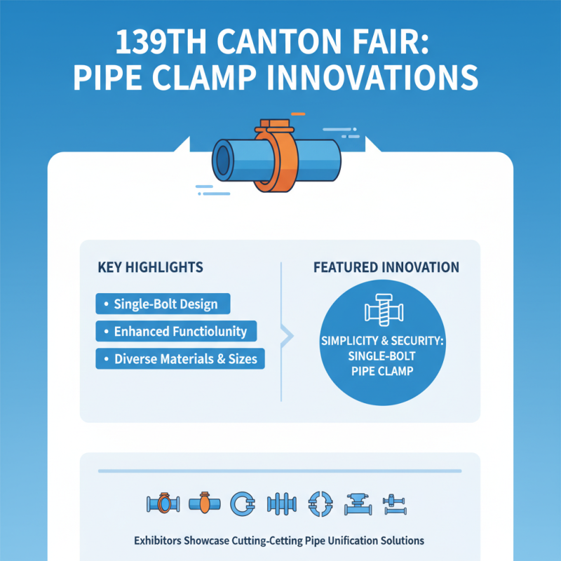 Why Choose Single Bolt Pipe Clamp at the 139th Canton Fair?