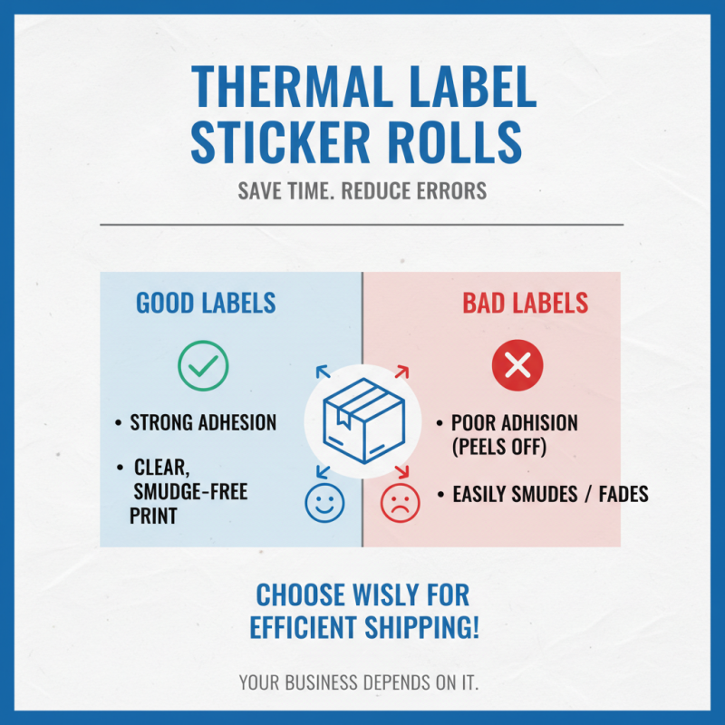 10 Best Thermal Label Sticker Roll Options for Efficient Shipping Solutions?