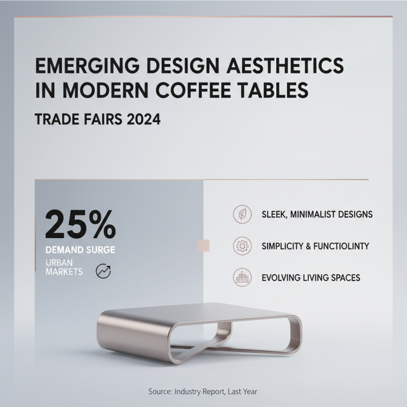 Modern Coffee Table Trends at China Import and Export Fair?