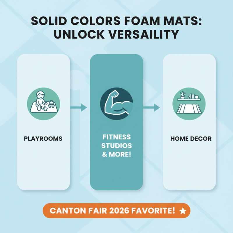 Why Choose Solid Colors Foam Mats at Canton Fair 2026?