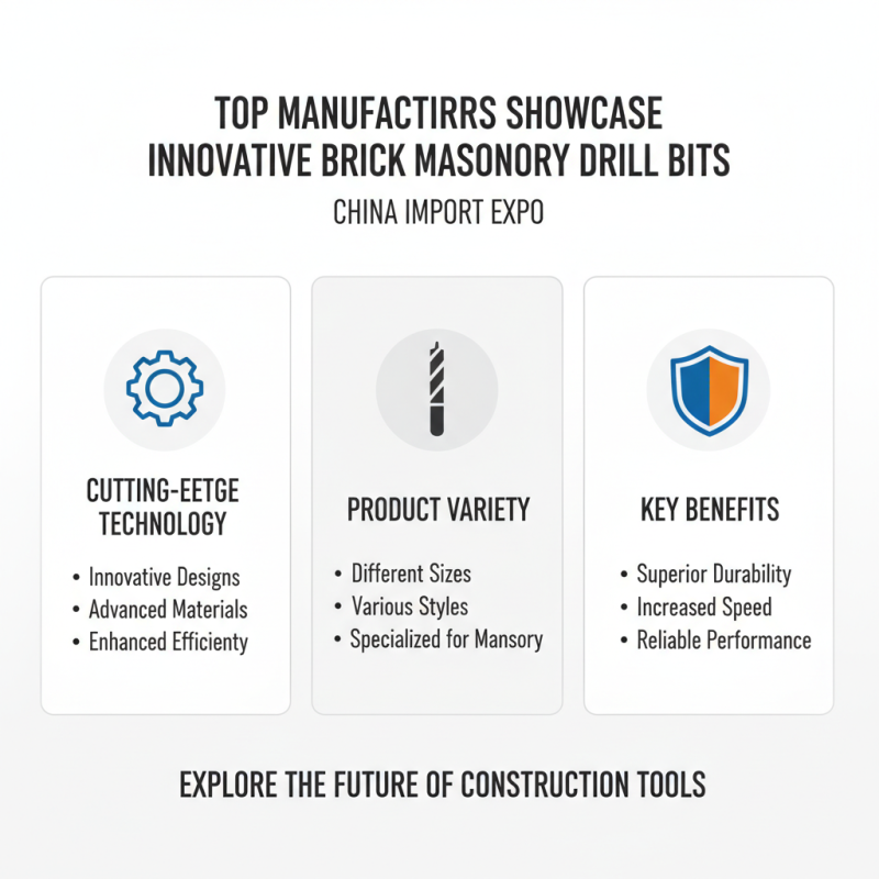 Discover the Best Brick Masonry Drill Bits at China Import Expo?