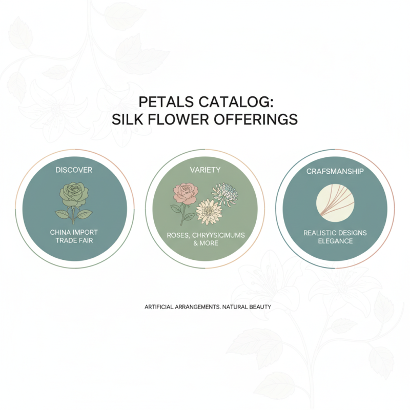 Discover Petals Catalog Silk Flowers at China Import Trade Fair?