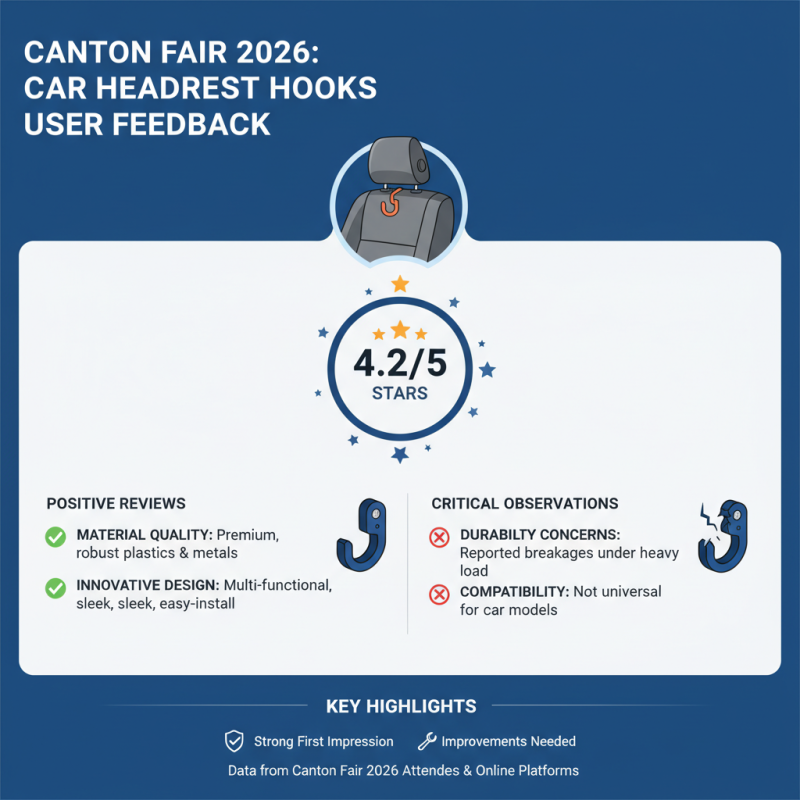 China Top 10 Car Headrest Hook Products from Canton Fair 2026?