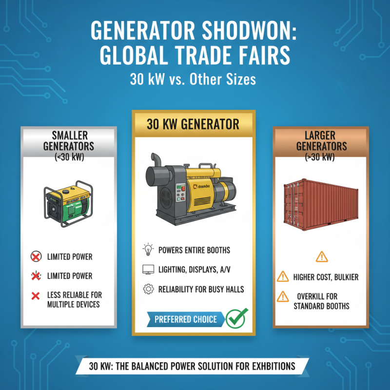 Why Choose a 30 Kw Generator for Global Trade Fairs?