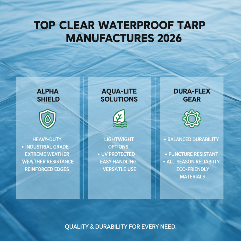 2026 Best Clear Waterproof Tarp for All Your Outdoor Needs?