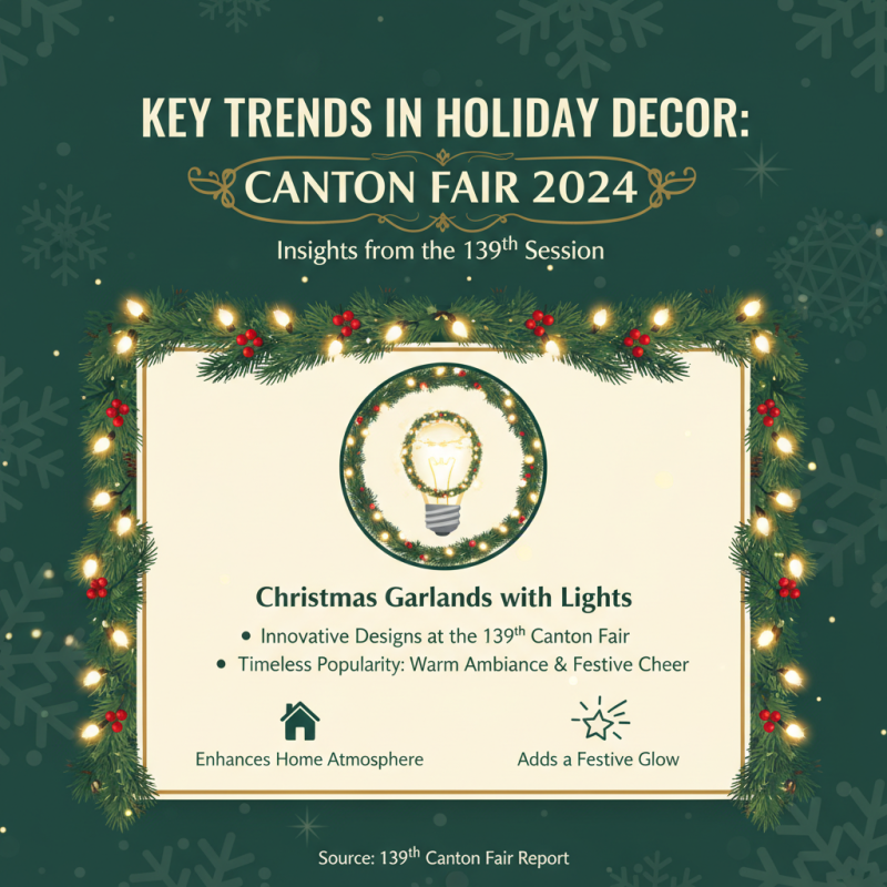 Best Christmas Garland With Lights at the 139th Canton Fair?