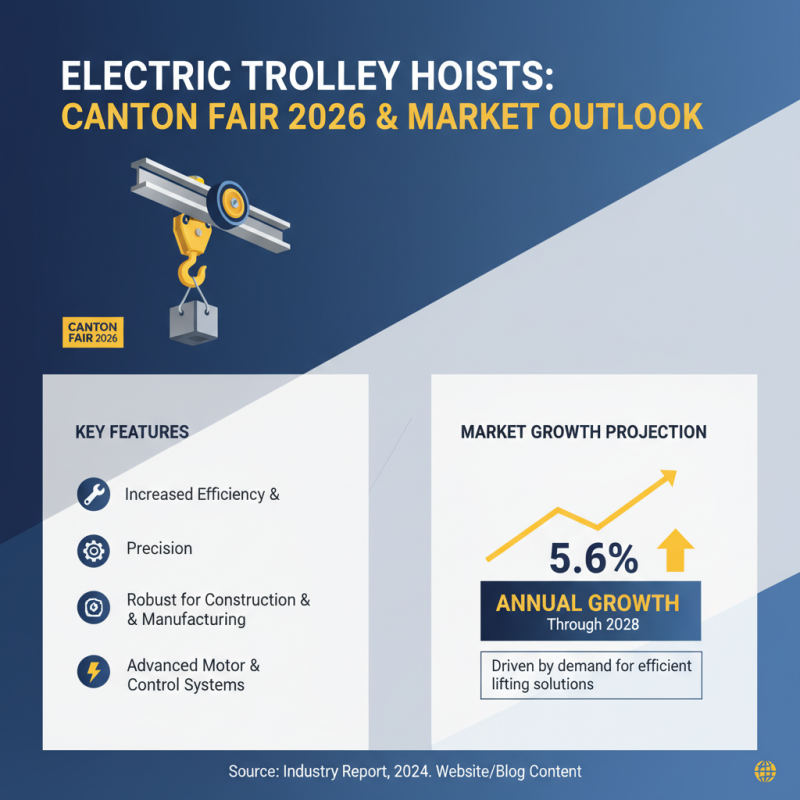 China Top Electric Trolley Hoist at Canton Fair 2026?