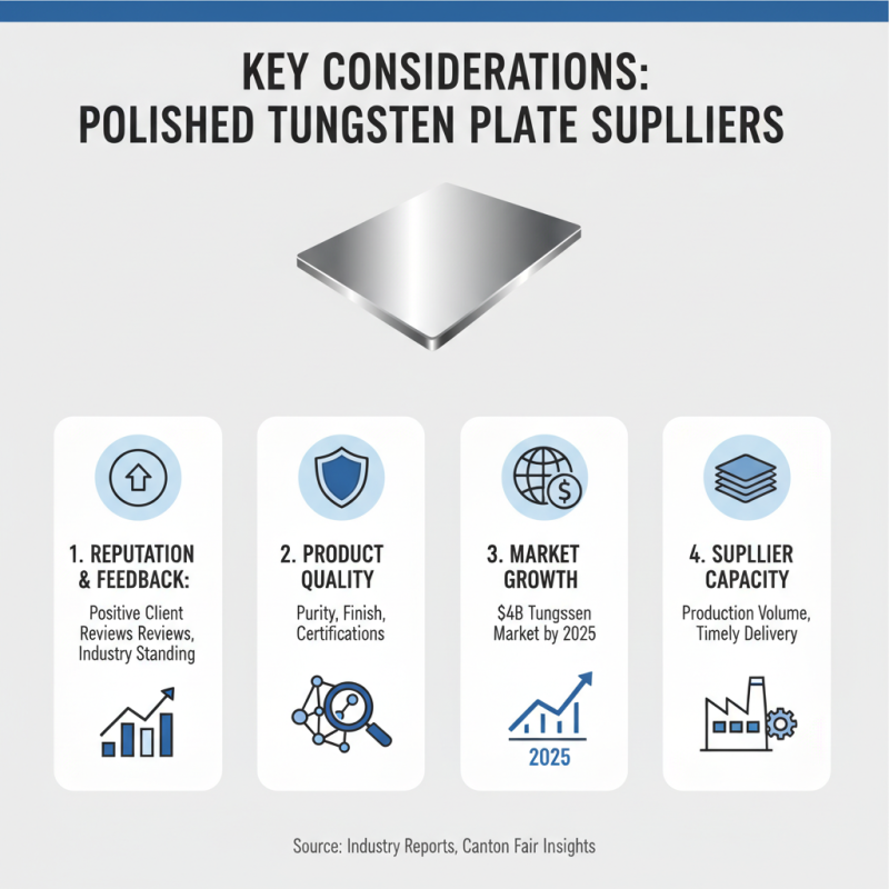 Essential Tips for Sourcing Polished Tungsten Plates at Canton Fair?