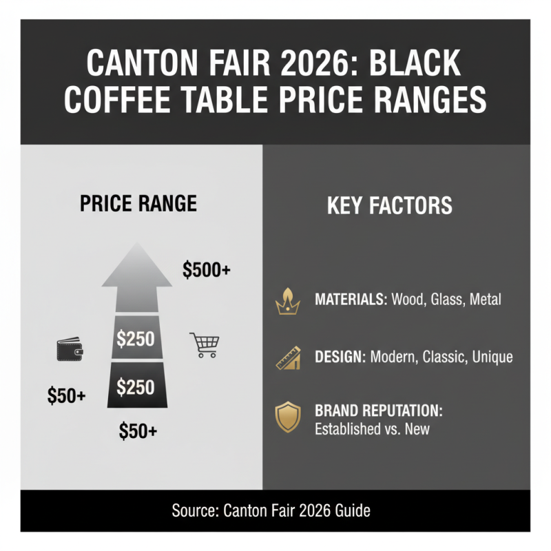 How to Choose the Best Black Coffee Table at Canton Fair 2026?
