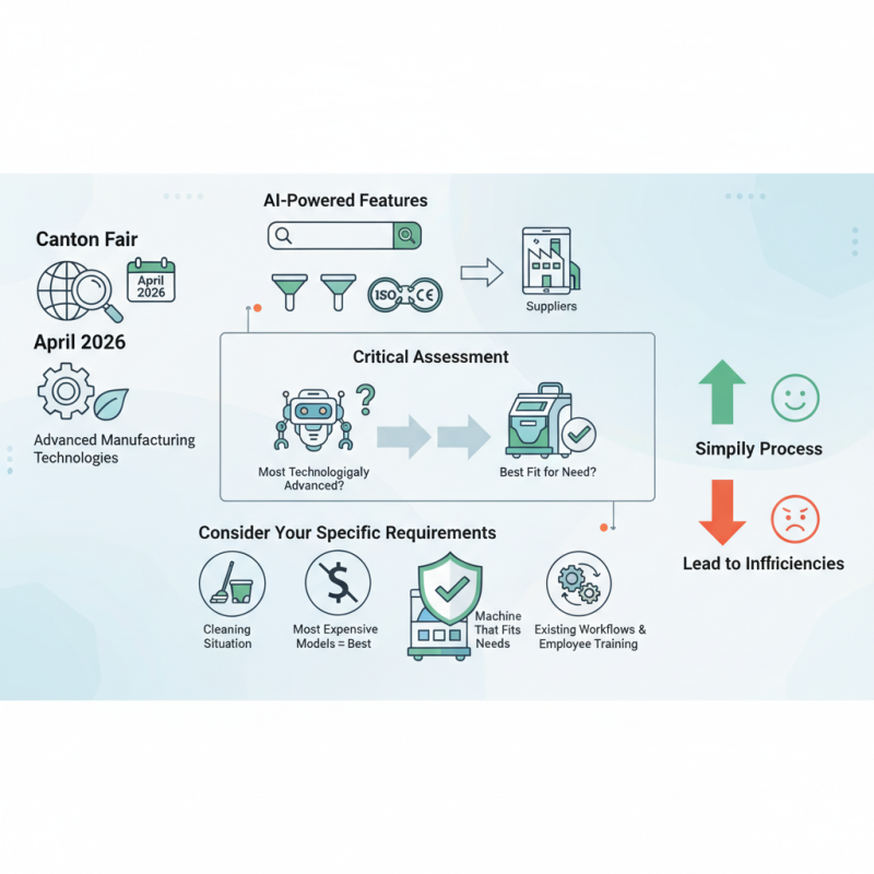 How to Choose the Best Disinfecting Cleaning Machine at Canton Fair?