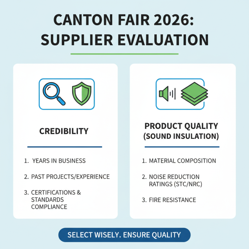 How to Choose the Best Sound Insulation at Canton Fair 2026?