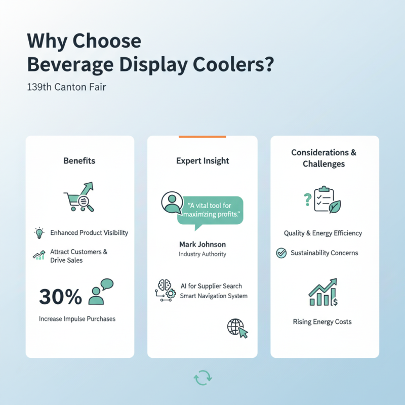 Why Choose Beverage Display Coolers at the 139th Canton Fair?