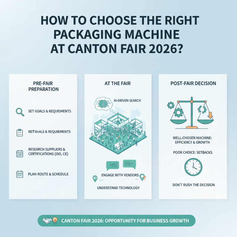 How to Choose the Right Packaging Machine at Canton Fair 2026?