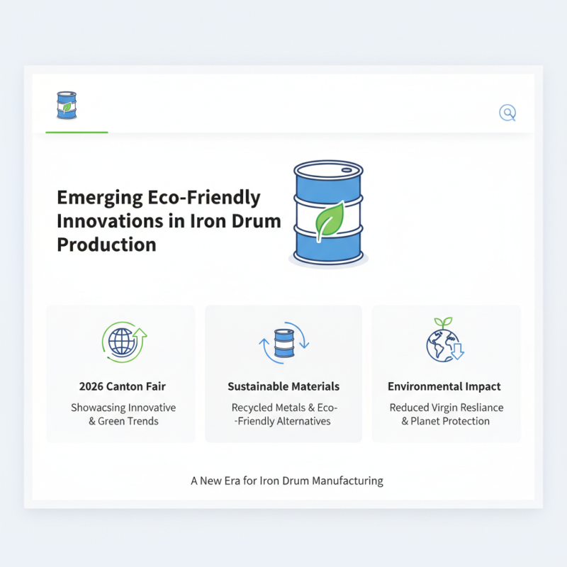 Top Trends for Empty Iron Drums at 2026 Canton Fair?