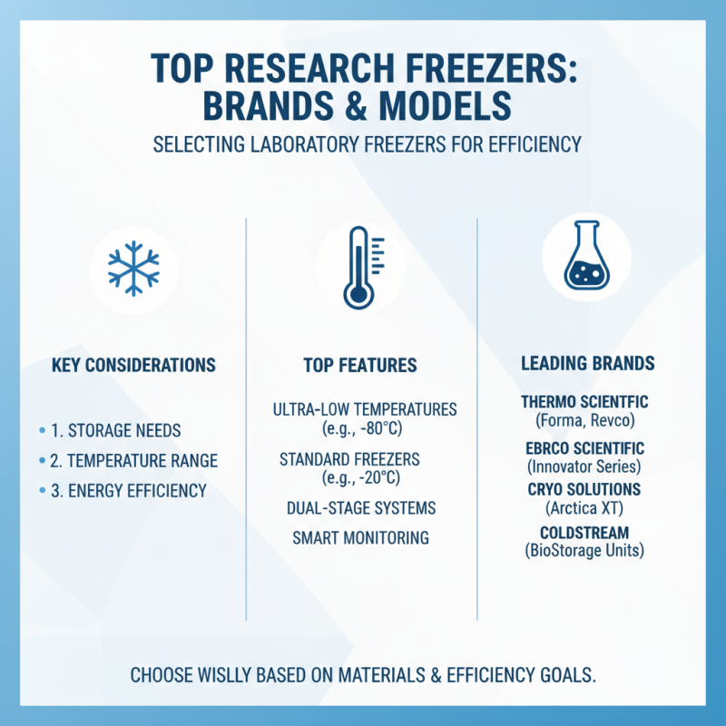 Top Research Freezers for Laboratory Efficiency and Performance?
