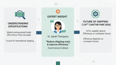 How to Choose the Right Cargo Shipping Container for Your Needs?