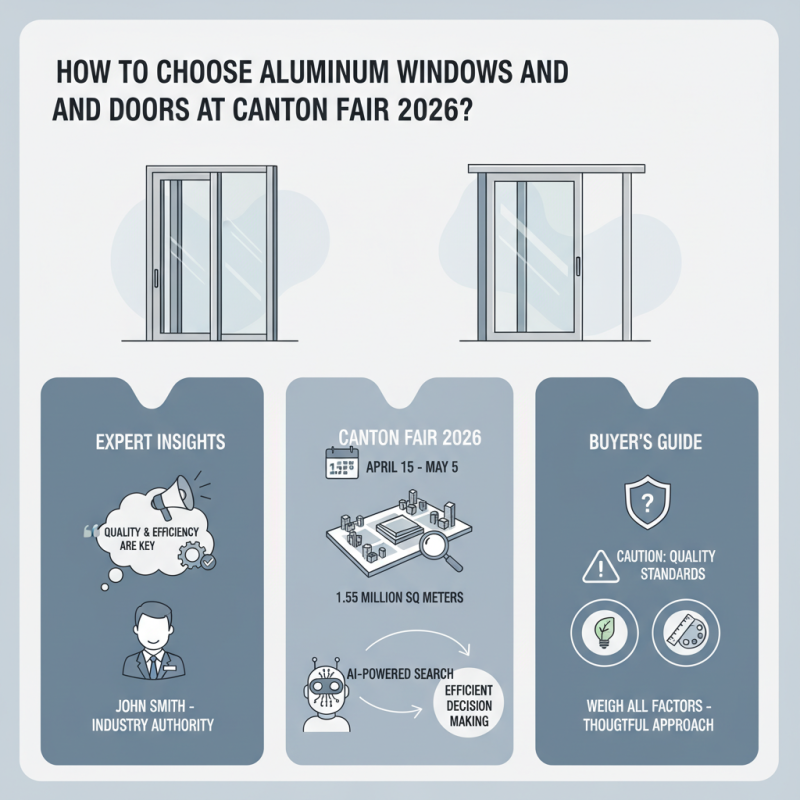 How to Choose Aluminum Windows and Doors at Canton Fair 2026?