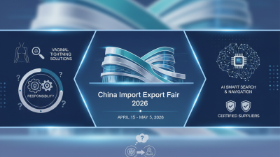 Vaginal Tightening Solutions at China Import Export Fair 2026?