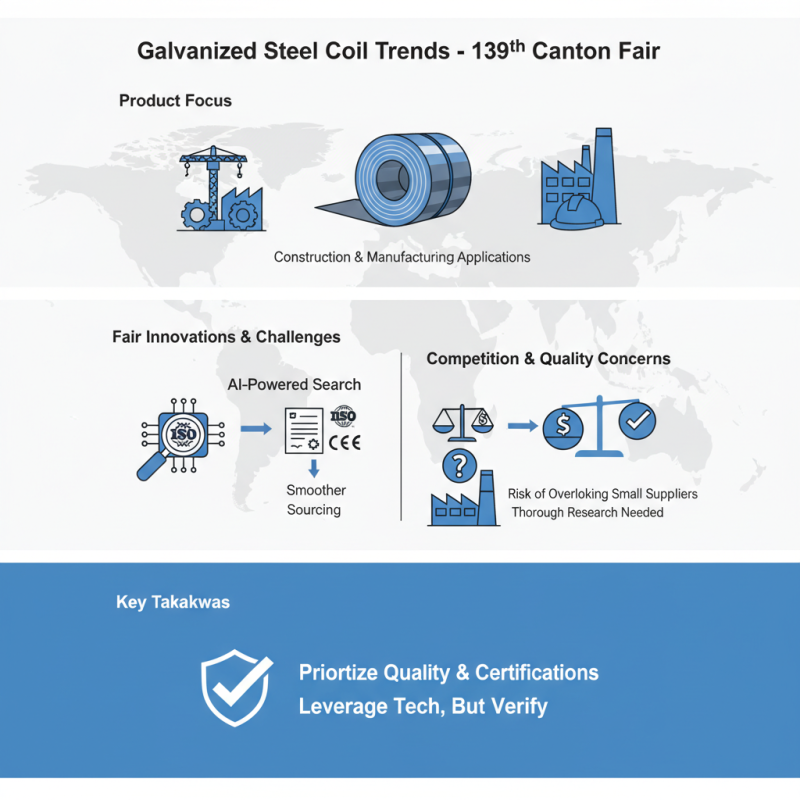 Top Galvanized Steel Coil Products at 139th Canton Fair?