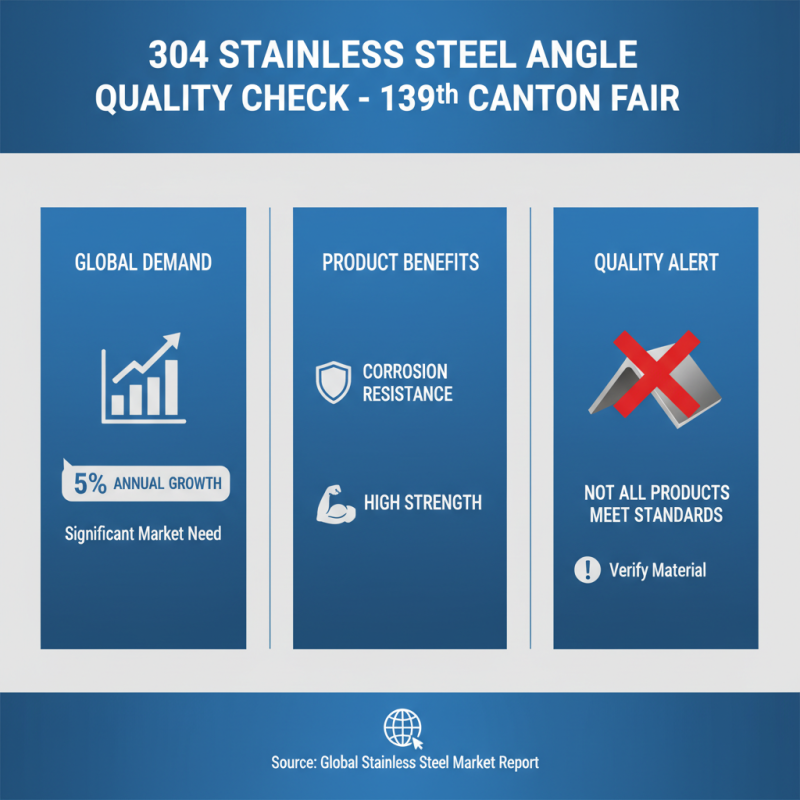 How to Source 304 Stainless Steel Angle at the 139th Canton Fair?