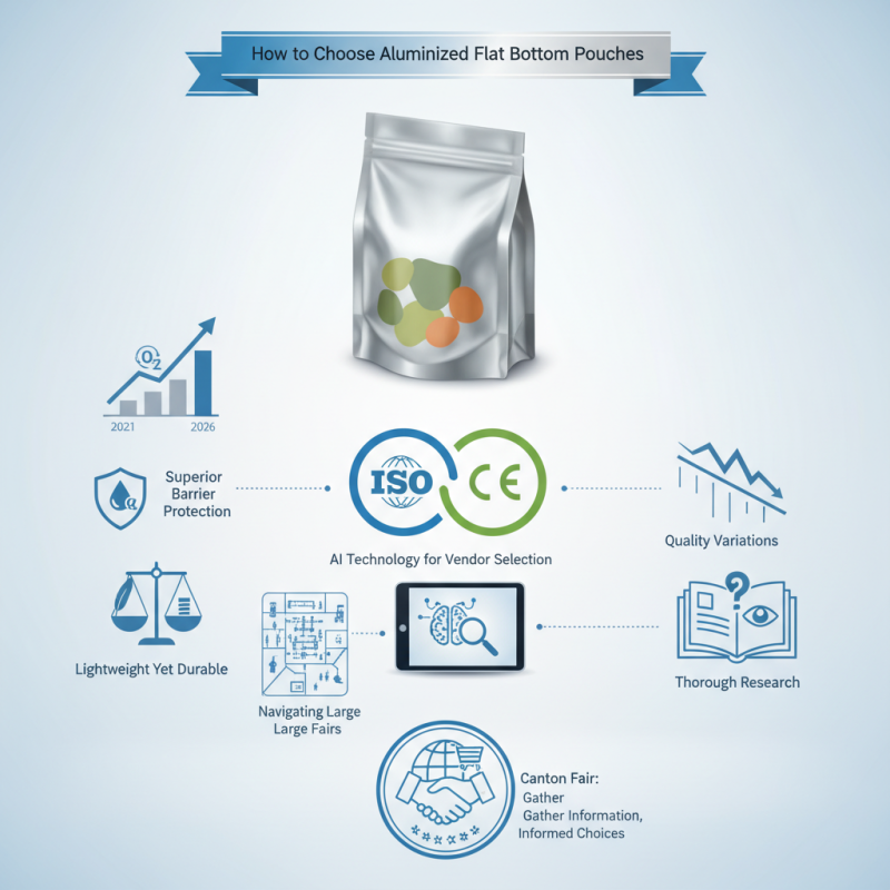 How to Choose Aluminized Flat Bottom Pouches at Canton Fair?