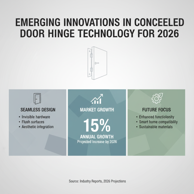 2026 Top Trends in Concealed Door Hinge Technology and Design?