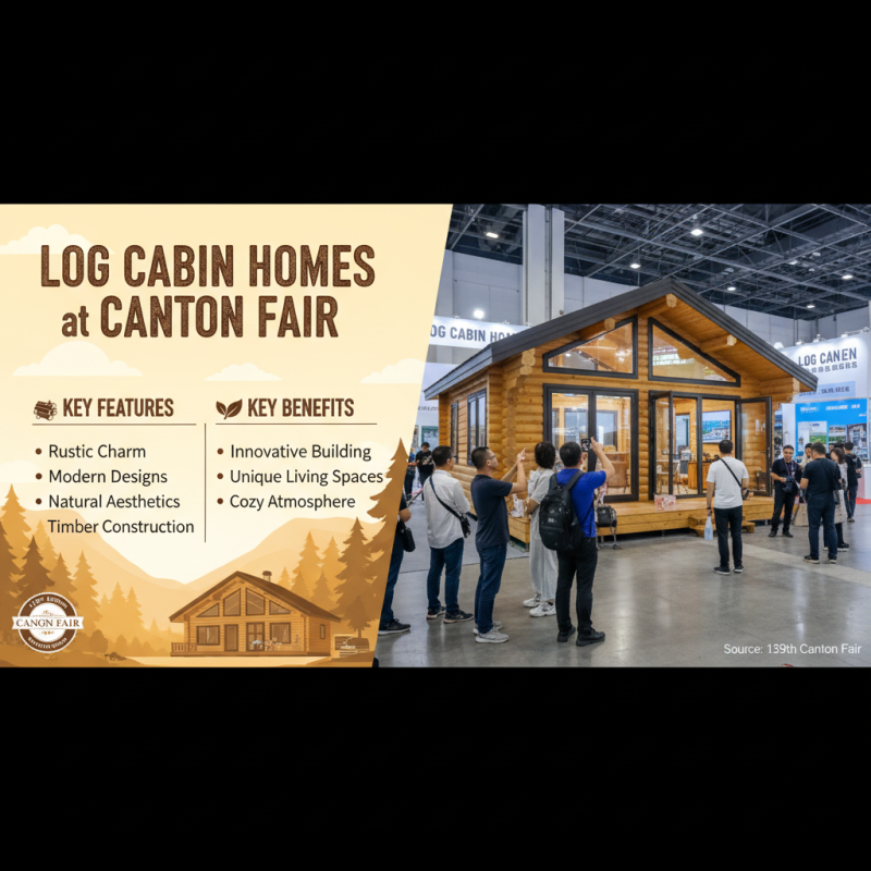 What are Log Cabin Manufactured Homes at the 139th Canton Fair?