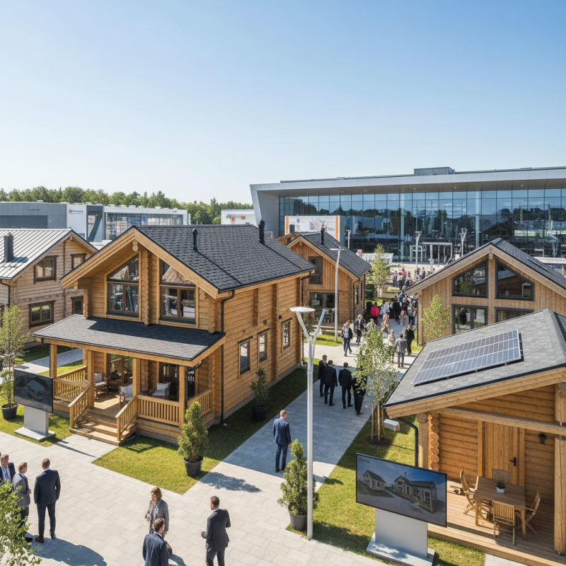 What are Log Cabin Manufactured Homes at the 139th Canton Fair?