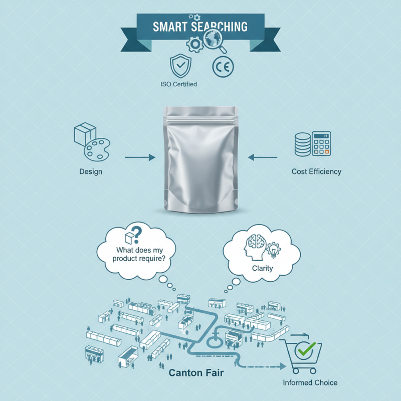 How to Choose Aluminized Flat Bottom Pouches at Canton Fair?