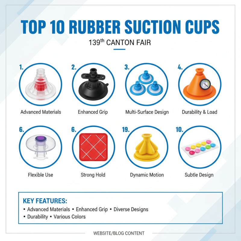 Top 10 Rubber Suction Cups from China at the 139th Canton Fair?