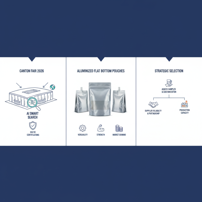 How to Choose Aluminized Flat Bottom Pouches at Canton Fair 2026?