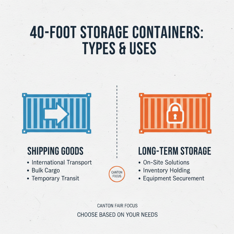 How to Choose 40 Foot Storage Containers at Canton Fair?