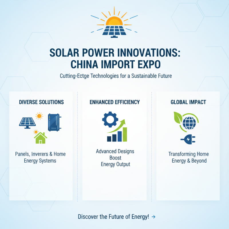 How to Harness Solar Power for My Home at China Import Expo?