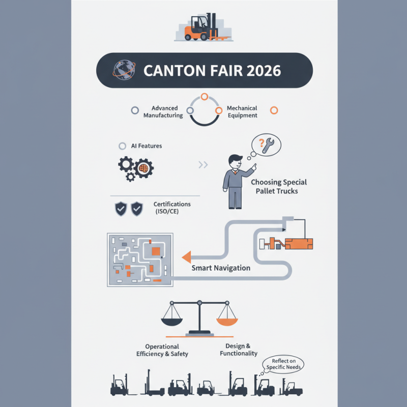How to Choose Special Pallet Trucks at Canton Fair 2026?
