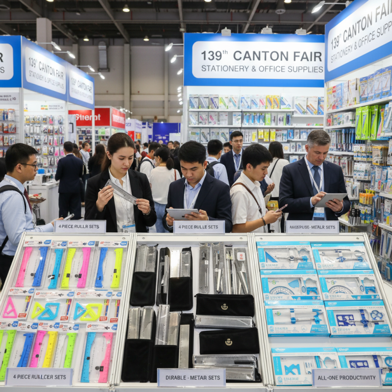 Как выбрать набор линеек из 4 штук на 139-й ярмарке в Гуанчжоу?