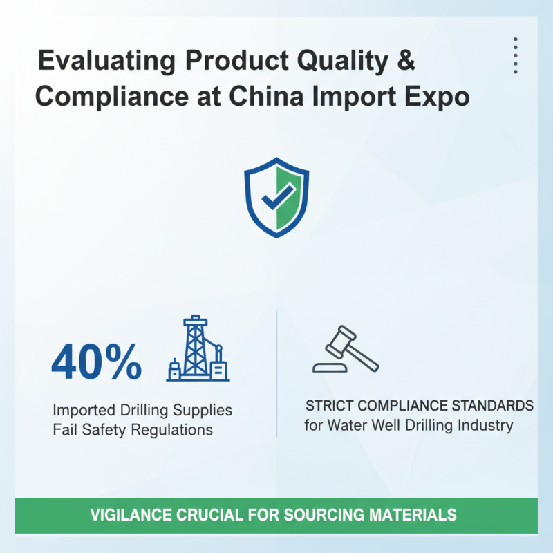 How to Source Water Well Drilling Supplies at China Import Expo?