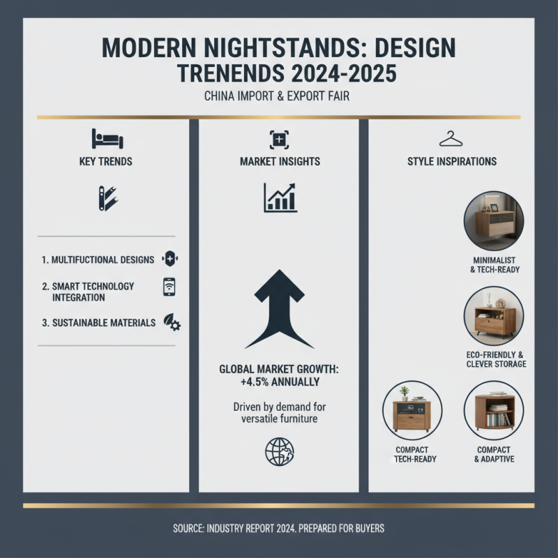 Modern Nightstands Tips for Buyers at China Import and Export Fair?