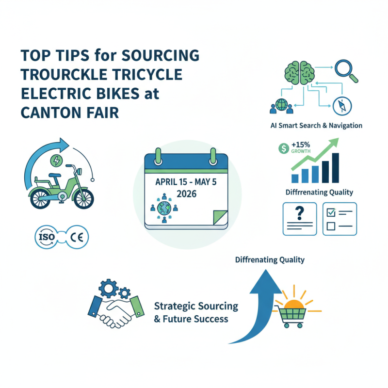 Top Tips for Sourcing Tricycle Electric Bikes at Canton Fair?