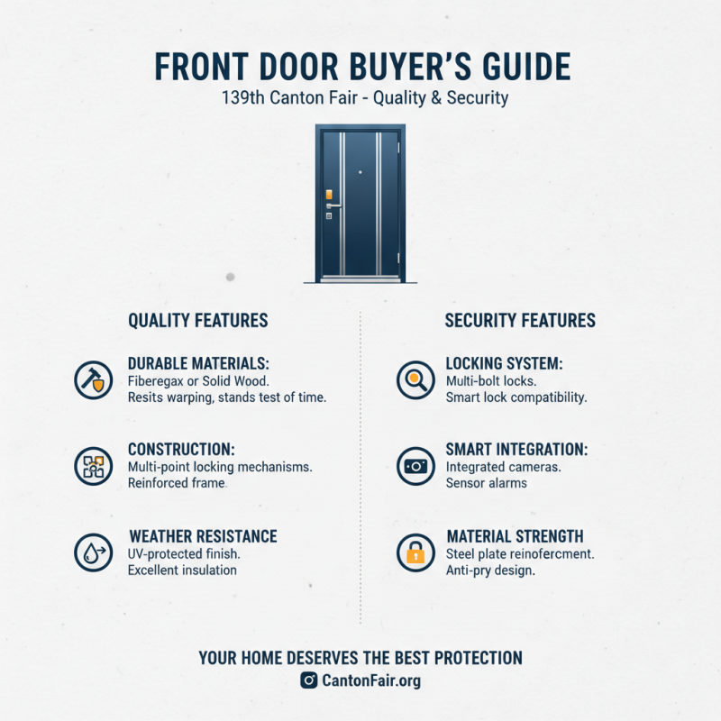 How to Choose Front Doors for Homes at the 139th Canton Fair?