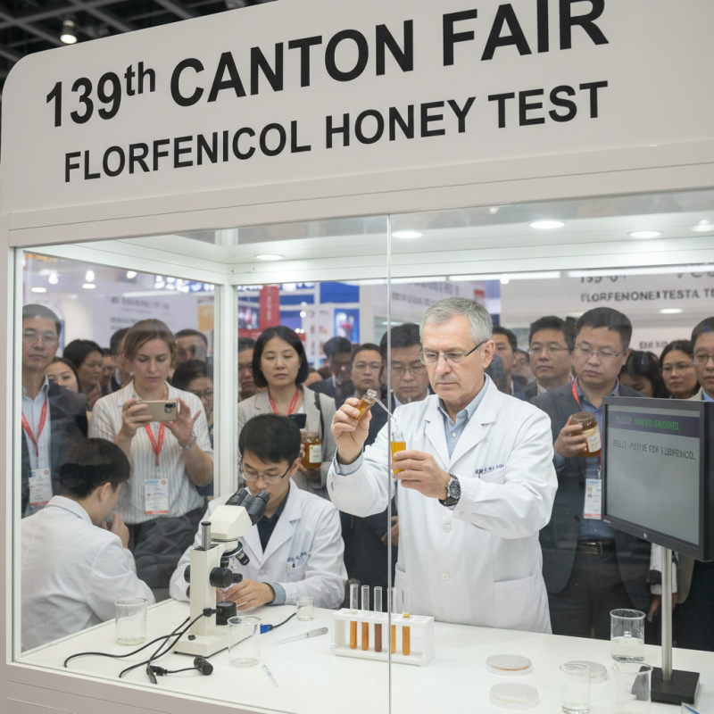 Тест на мед с флорфениколом на 139-й Кантонской ярмарке?