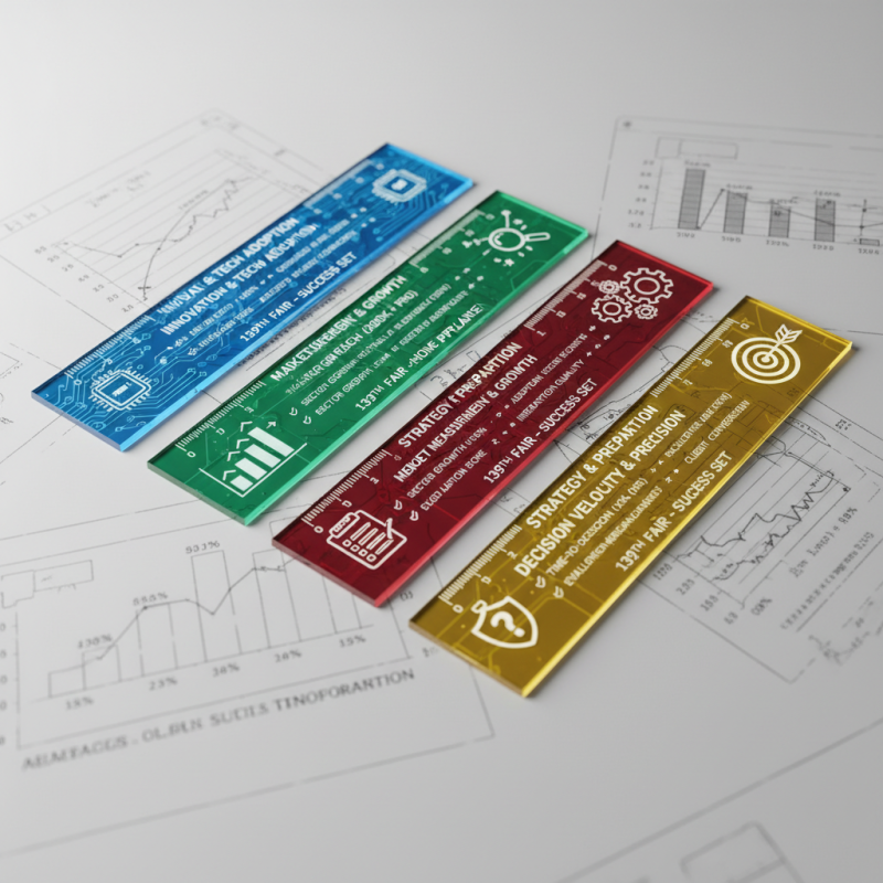 Набор линеек 4 штуки для успеха на 139-й ярмарке?