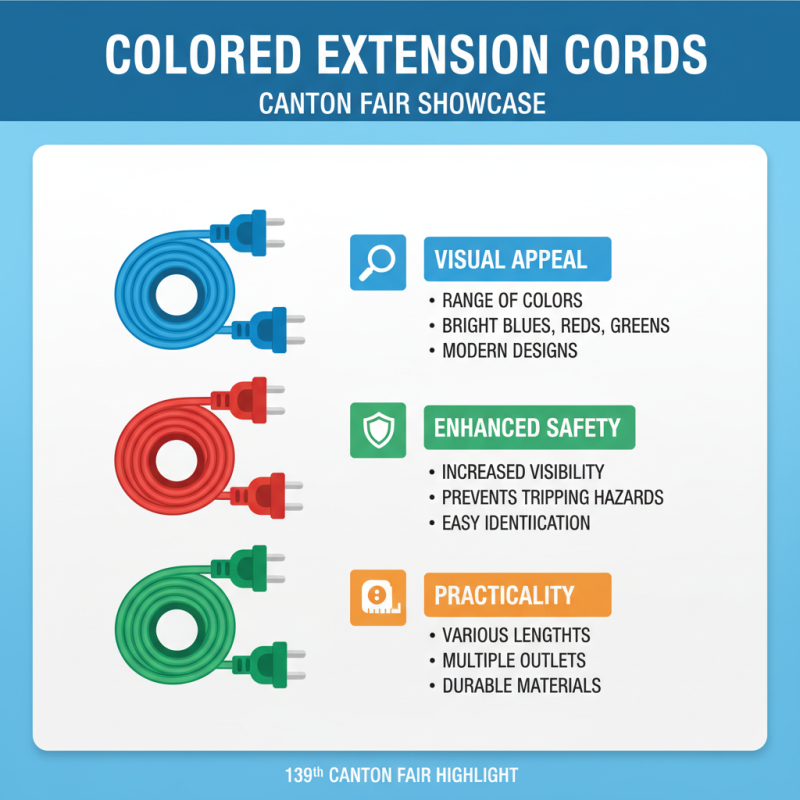 Best Colored Extension Cords to Buy at the 139th Canton Fair?