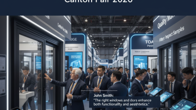 Top Tips for Buying Aluminum Windows and Doors at Canton Fair?