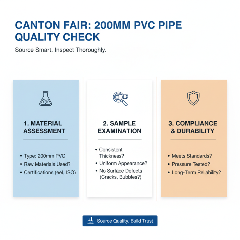 How to Source 200mm PVC Pipe at the 139th Canton Fair?