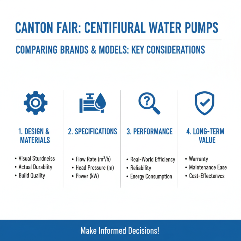 Top 10 Tips for Buying Centrifugal Water Pumps at Canton Fair?