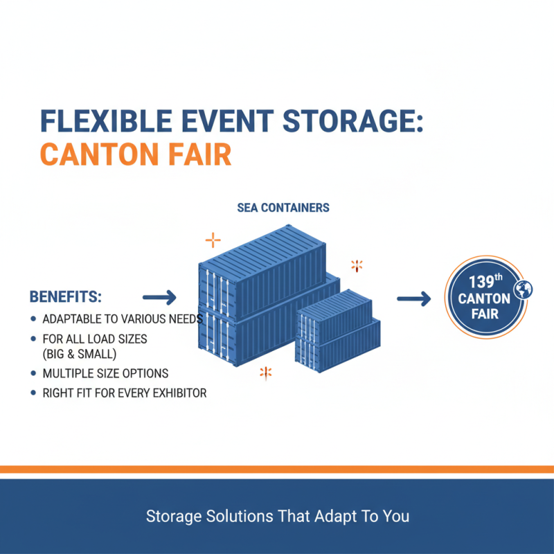 Why Choose Sea Container Storage at the 139th Canton Fair?