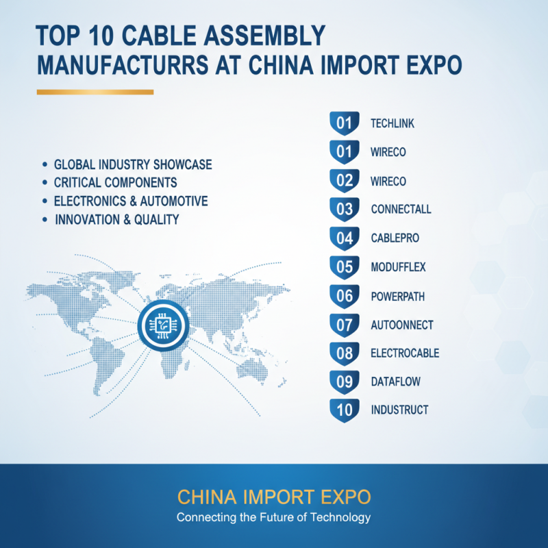 Top 10 Cable Assemblies to Discover at China Import Expo?